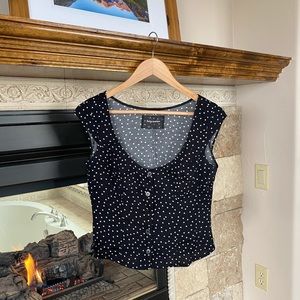 Reformation Polka Dot Top